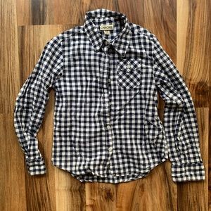 Girls Cherokee Gingham Print Top